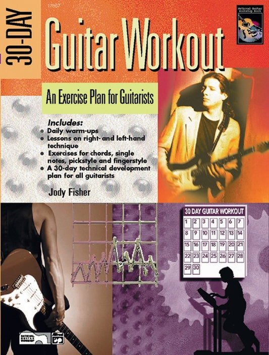30 Day Guitar Workout Book and DVD