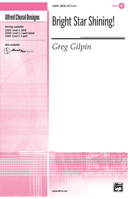 Bright Star Shining SATB/Piano Level 4 Choral Sheet Music
