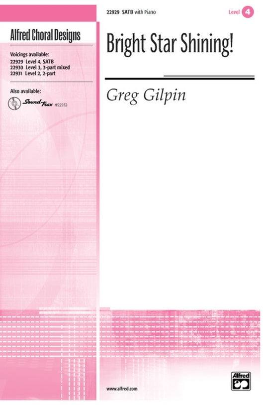 Bright Star Shining SATB/Piano Level 4 Choral Sheet Music