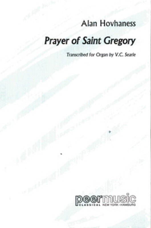 Prayer Of Saint Gregory Organ Solo (Softcover Book)