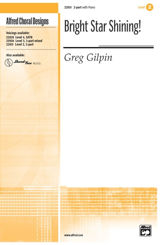 Bright Star Shining 2 Pt/Pno Level 3 Choral Sheet Music