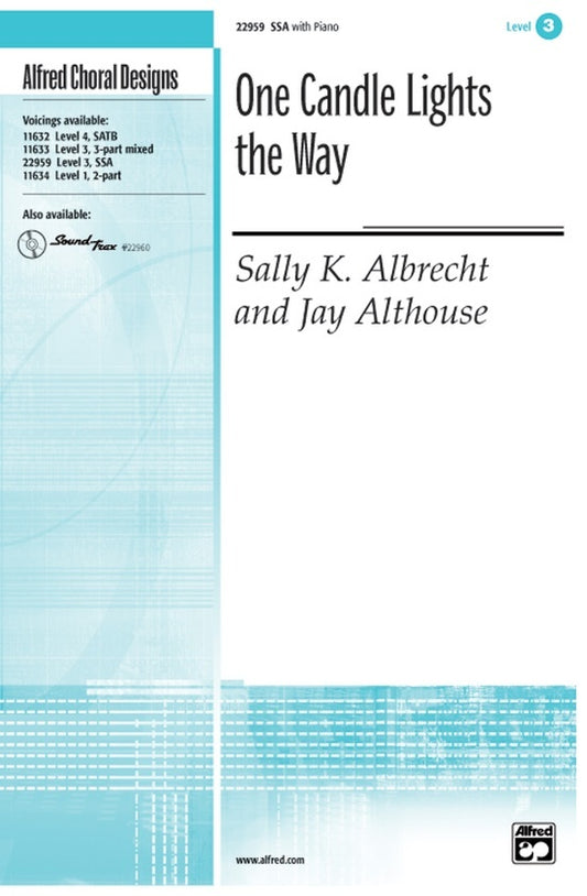 One Candle Lights The Way SSA/Piano Level 3