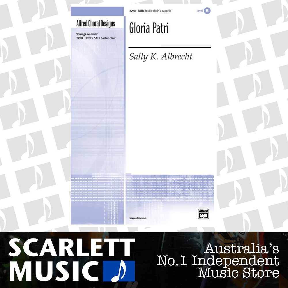 Gloria Patri SATB Double Unacc Level 5 — view 2
