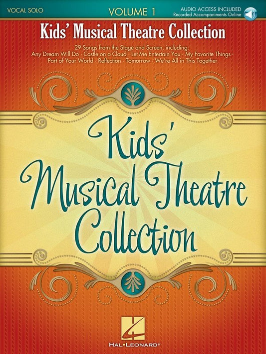 Kids' Musical Theatre Collection Vol. 1 — Book/Online Audio (Hal Leonard)