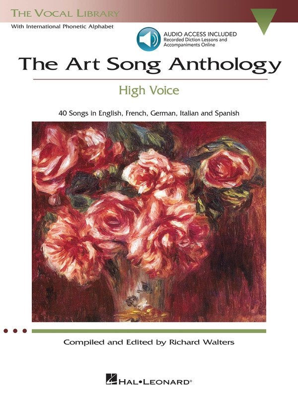 Art Song Anthology — High Voice, Book/Online Audio (Hal Leonard / The Vocal Library)