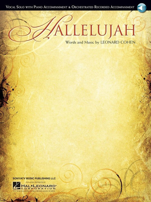 Hallelujah — Piano/Vocal Sheet Music with Online Accompaniment (Hal Leonard)