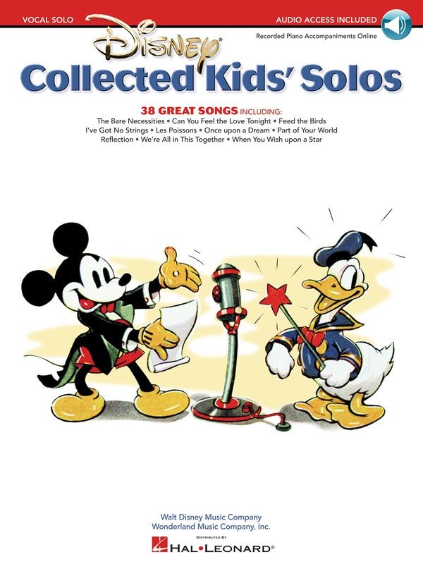 Disney Collected Kids Solos — Book/Online Audio (Hal Leonard)