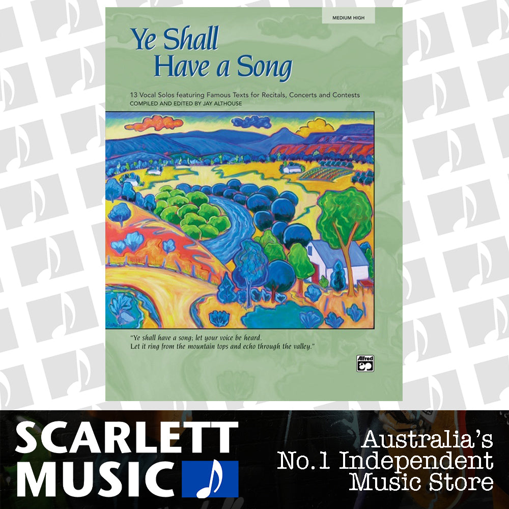 Ye Shall Have a Song Medium-High Voice CD — view 2