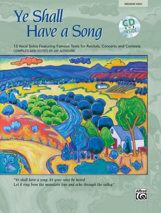 Ye Shall Have a Song Medium-High Voice Book with CD