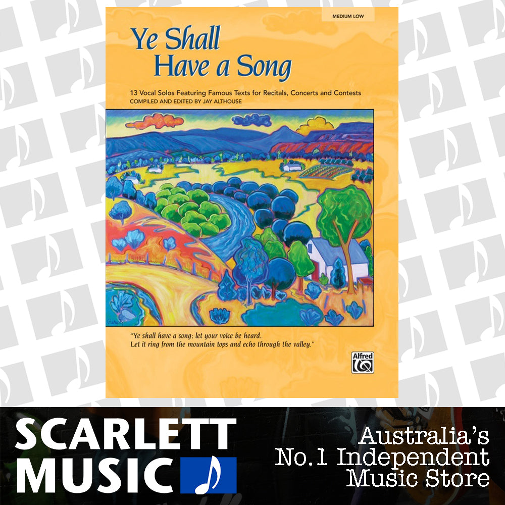 Ye Shall Have a Song Medium-Low Voice Sheet Music — view 2