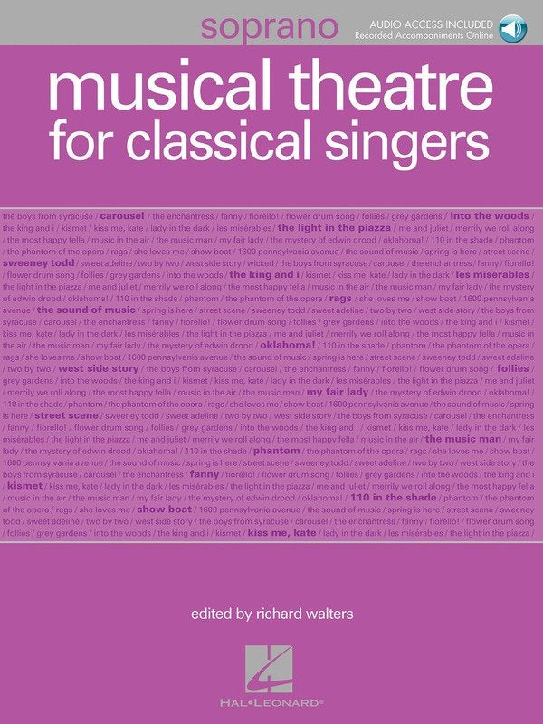 Musical Theatre for Classical Singers — Soprano, Book/Online Audio (Hal Leonard)