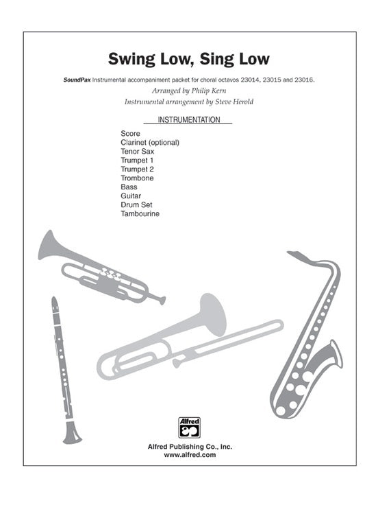 Swing Low Sing Low SoundPax Choral Sheet Music