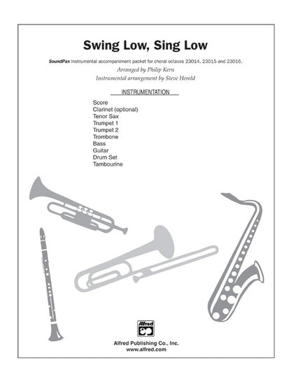 Swing Low Sing Low SoundPax Choral Sheet Music