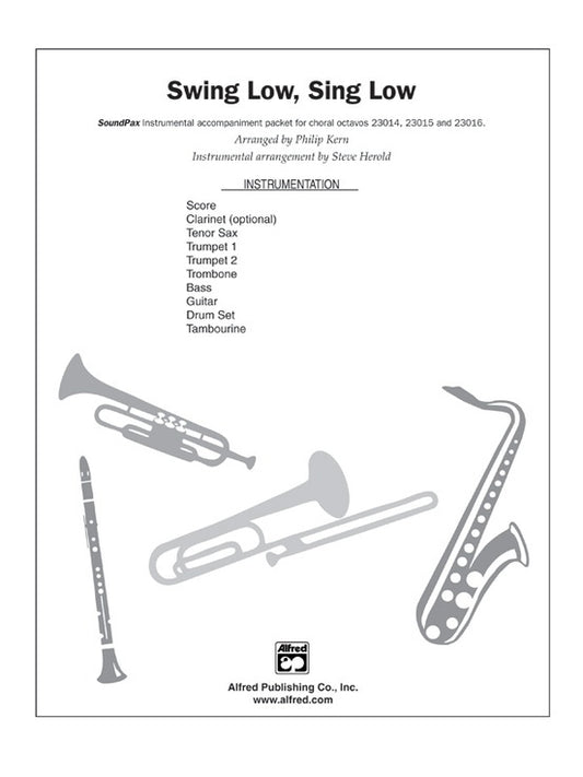 Swing Low Sing Low SoundPax Choral Sheet Music