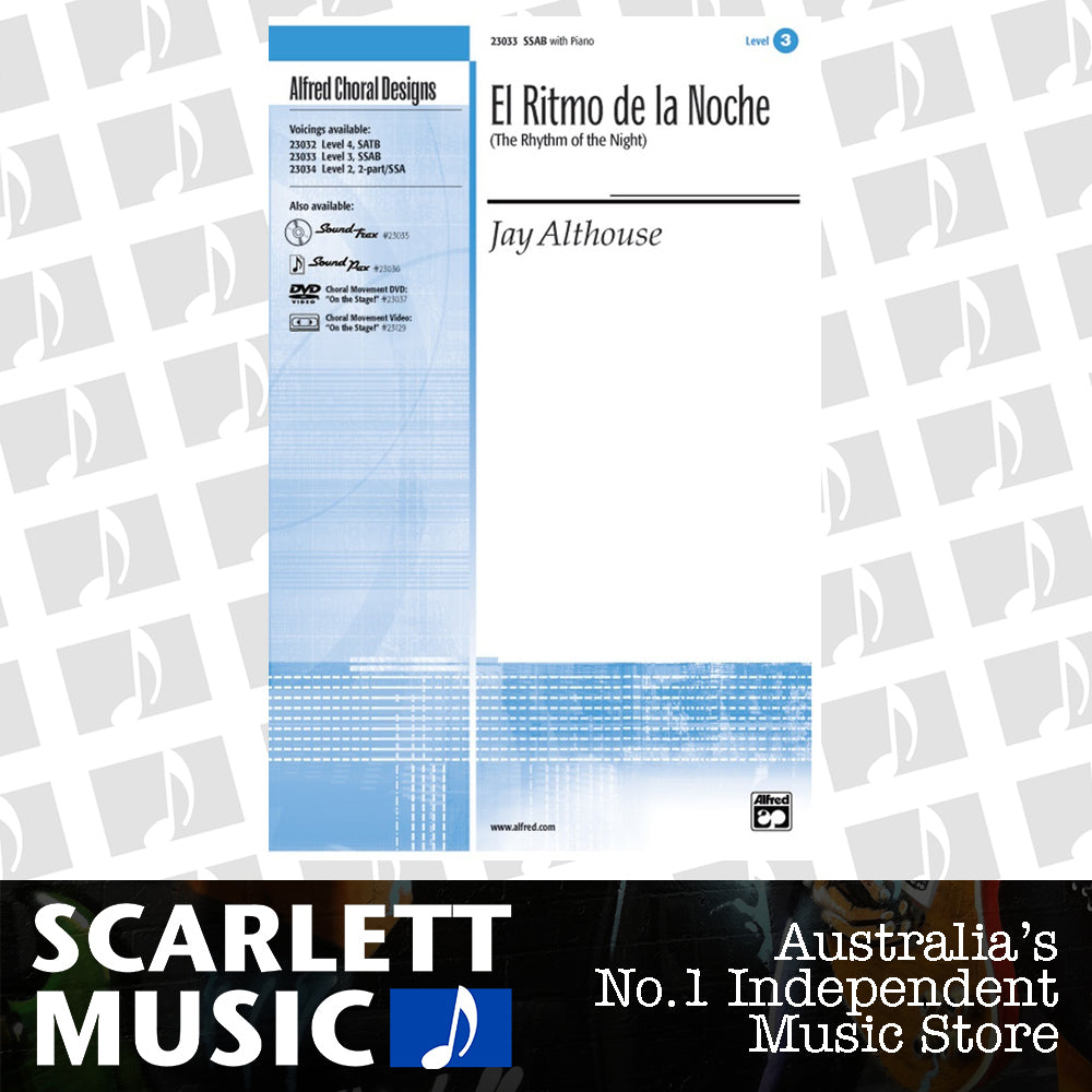El Ritmo De La Noche SSAB/Piano Level 3 — view 2
