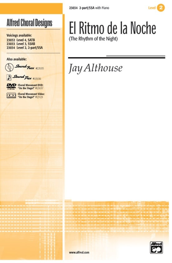 El Ritmo De La Noche 2 Part/SSA/Piano Level 2