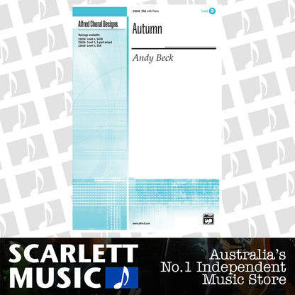Autumn SSA/PNO Level 3 Choral Sheet Music — view 2