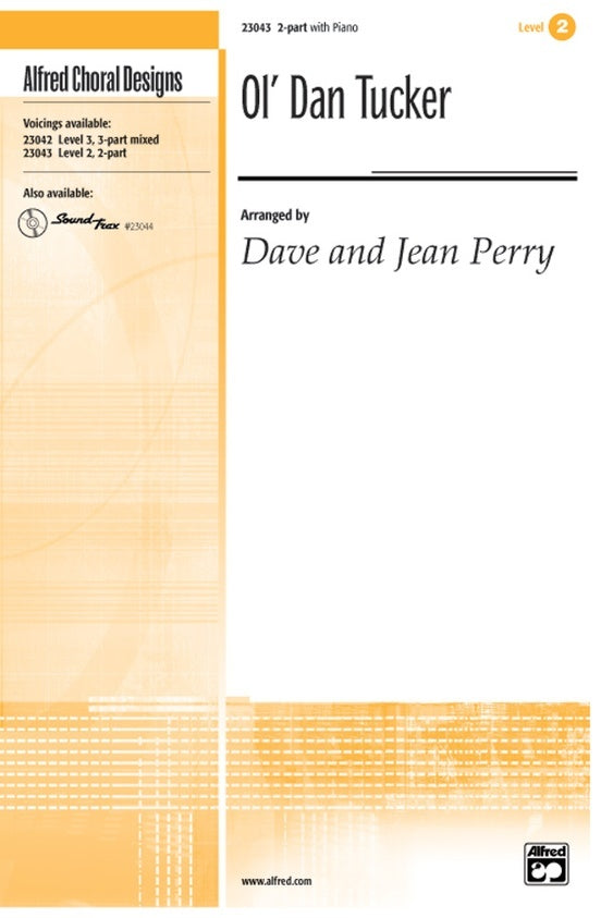 Ol Dan Tucker 2 Part/Piano Level 2
