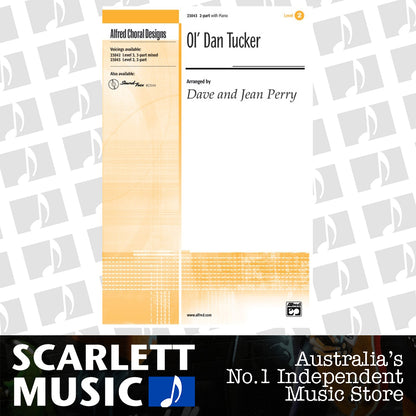 Ol Dan Tucker 2 Part/Piano Level 2 — view 2