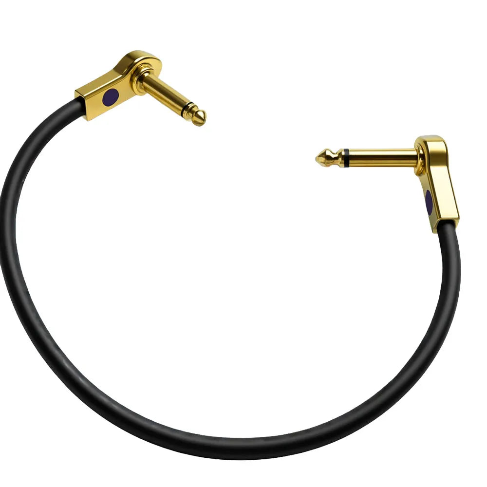 Carl Martin Gold-Plated 30cm Premium Flat Patch Cable for Pedalboards — view 5