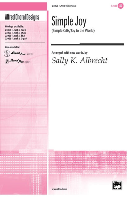 Simple Joy SATB/Piano Level 4 Choral Sheet Music