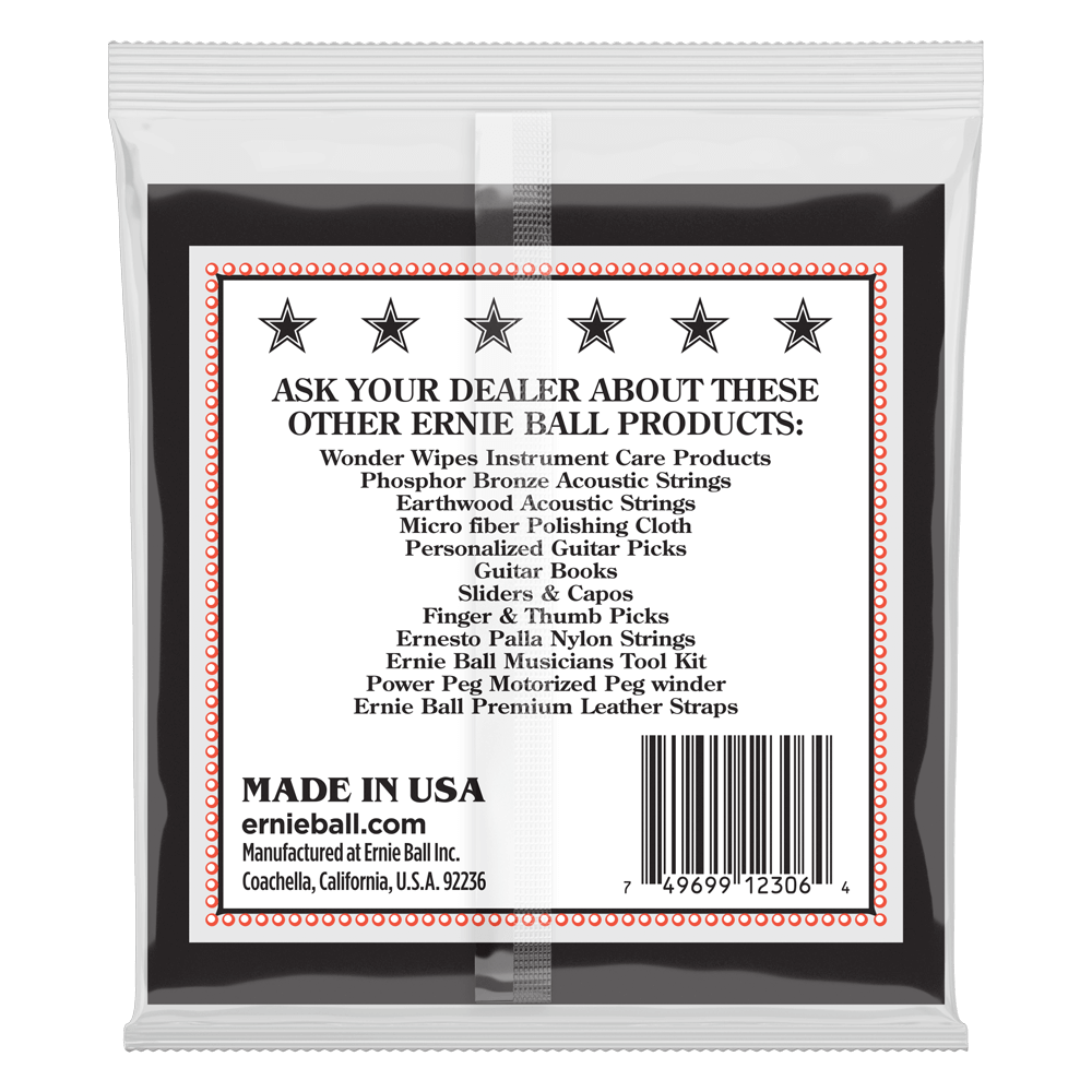 Ernie Ball Light Loop End Stainless Steel Tenor Banjo Guitar Strings, 9-28 Gauge — view 2