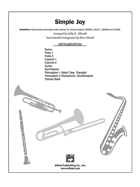 Simple Joy Soundpax Choral Sheet Music