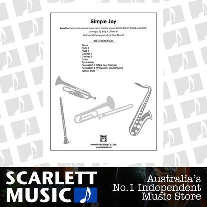 Simple Joy Soundpax Choral Sheet Music — view 2