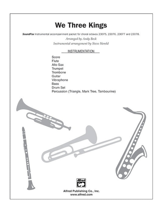 We Three Kings SoundPax Choral Sheet Music