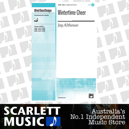 Wintertime Cheer SSAA Unaccompanied/Optional Piano Level 3 Choral Sheet Music — view 2