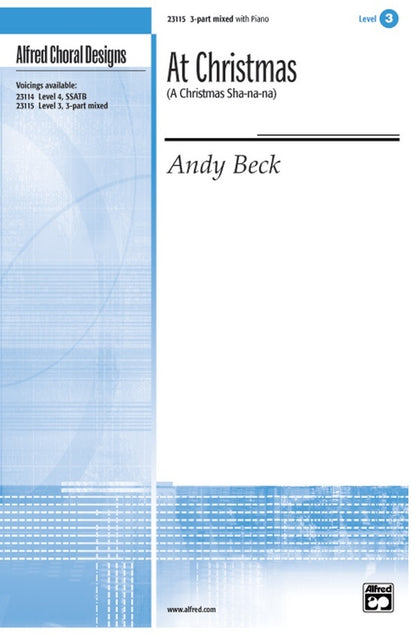 At Christmas 3 Part Mixed Choral Sheet Music Level 3