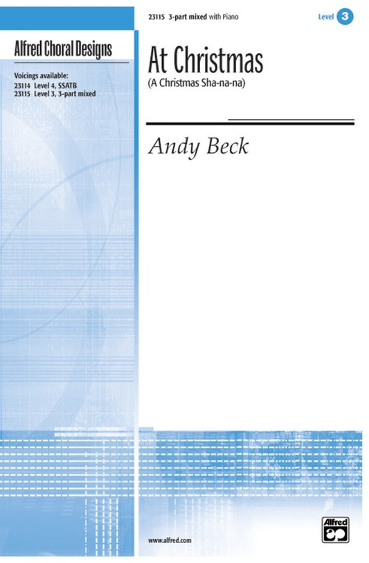 At Christmas 3 Part Mixed Choral Sheet Music Level 3
