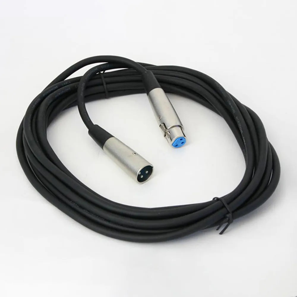 Mic Cable 6mm XLR M to XLR F 5M Black