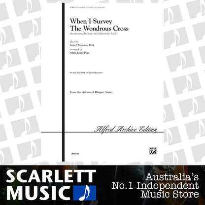 When I Survey the Wondrous Cross Handbell Sheet Music — view 2