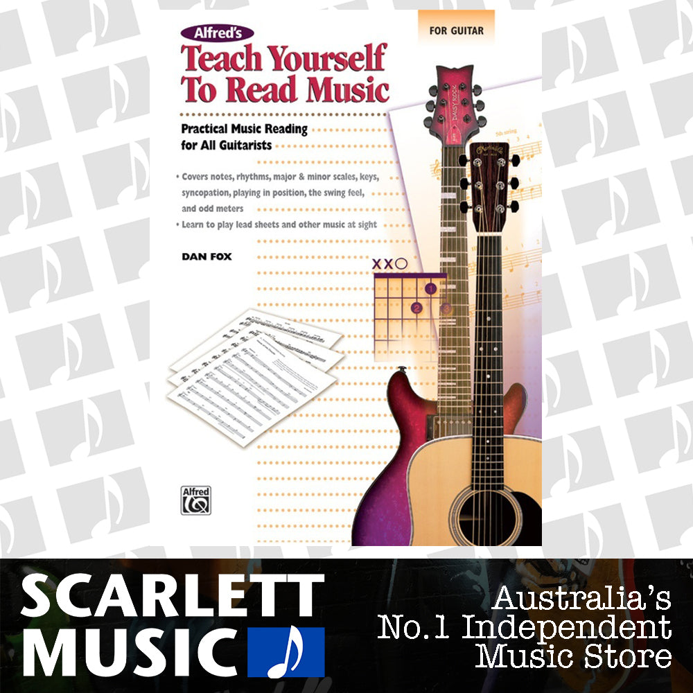 Alfred's Teach Yourself to Read Music for Guitar Sheet Music — view 2