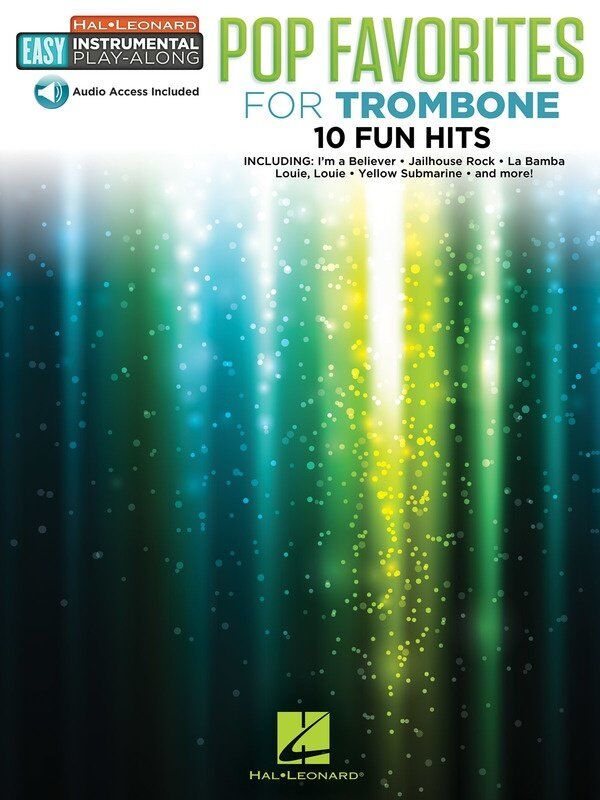 Pop Favorites for Trombone Book - 10 Songs for Beginners with Audio Tracks
