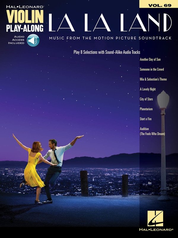 La La Land Violin Playalong V69 Bk/Ola (Hal Leonard)