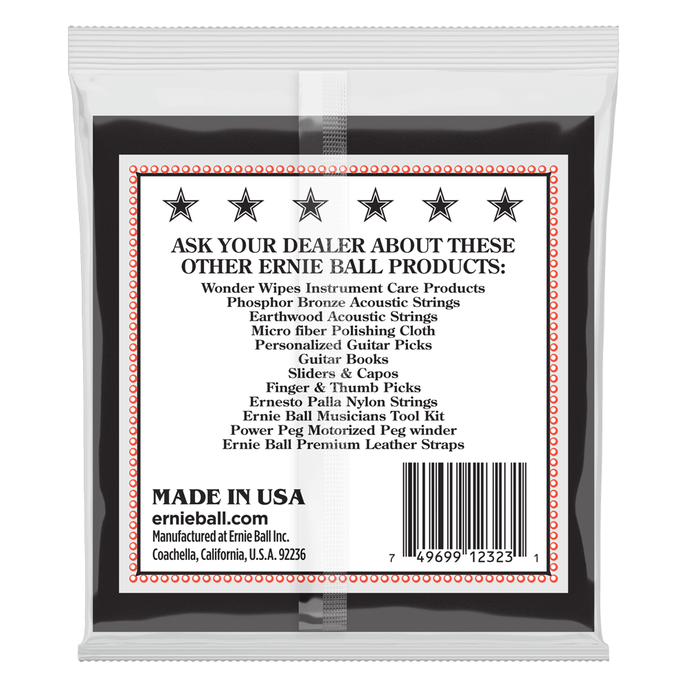 Ernie Ball Light Loop End Stainless Steel Mandolin Guitar Strings, 9-34 Gauge — view 2