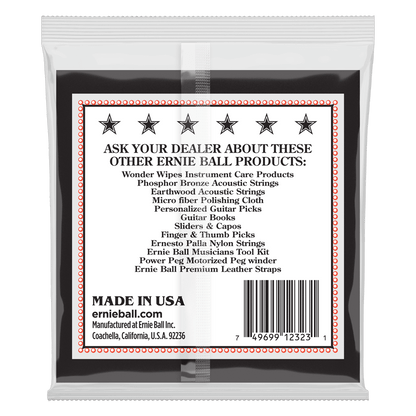 Ernie Ball Light Loop End Stainless Steel Mandolin Guitar Strings, 9-34 Gauge — view 2