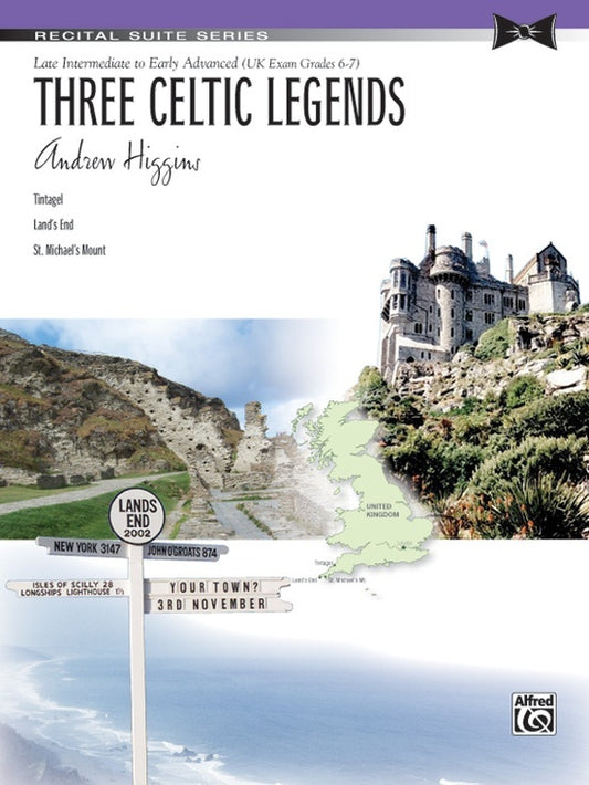 Three Celtic Legends Piano Sheet Music for Late Intermediate Level