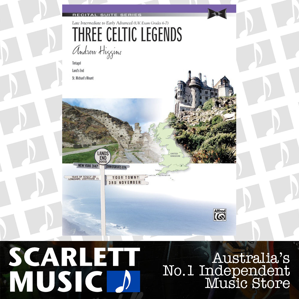 Three Celtic Legends Piano Sheet Music for Late Intermediate Level — view 2