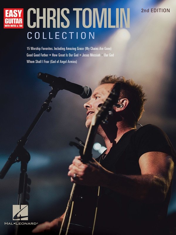 Chris Tomlin Collection Easy Guitar 2nd Edition Songbook with Notes & TAB, 56 Pages