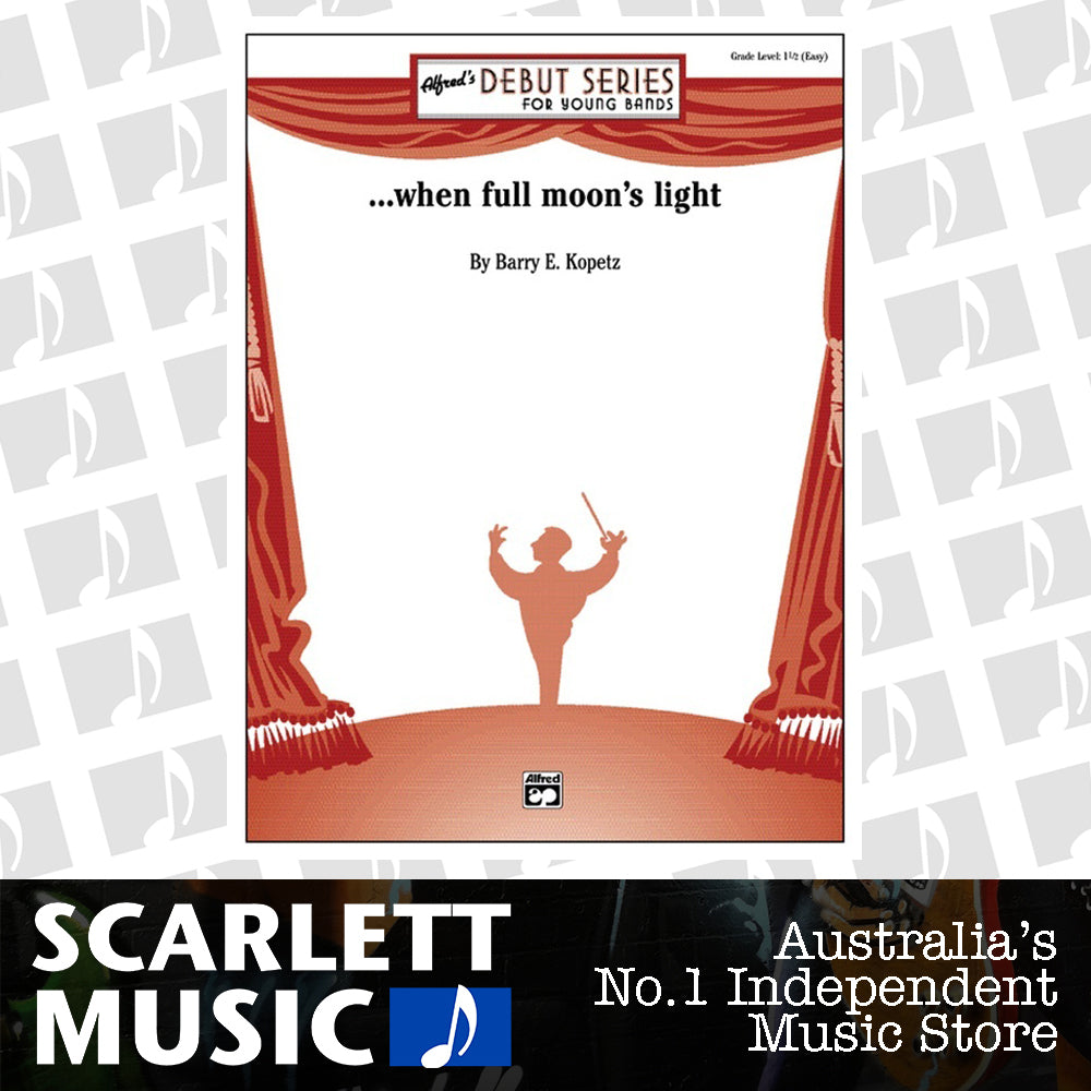 When Full Moons Light Concert Band Sheet Music Grade 1.5 — view 2