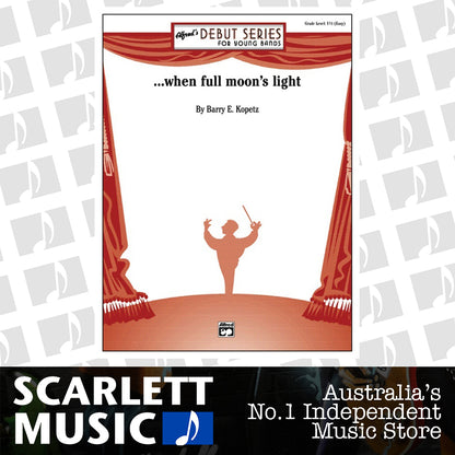 When Full Moons Light Concert Band Sheet Music Grade 1.5 — view 2