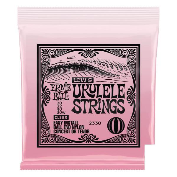 Ernie Ball Ernie Ball Concert Nylon Ball End Ukulele Strings, Clear