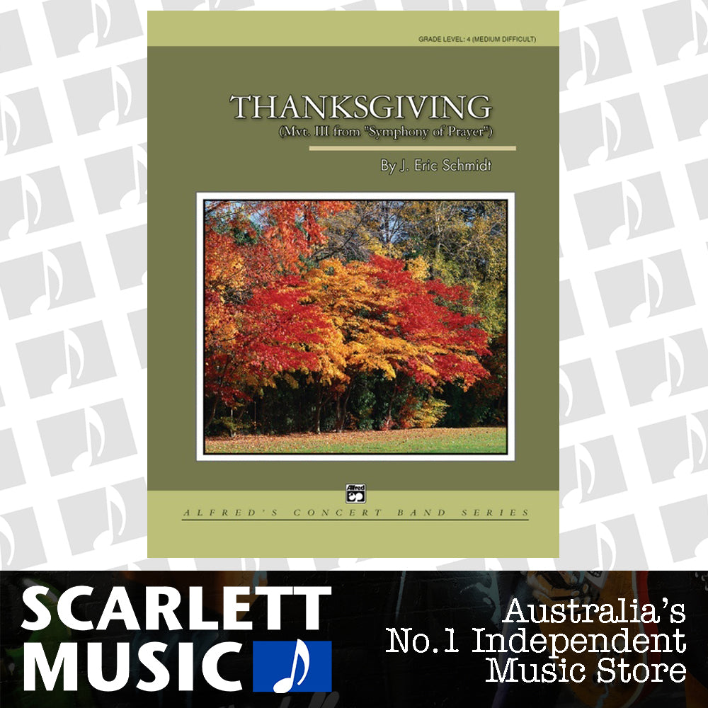 Thanksgiving Concert Band Sheet Music Grade 4 — view 2