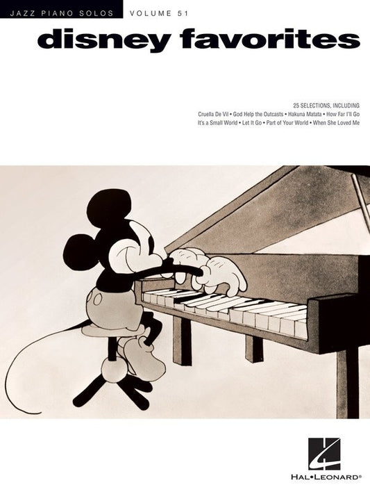 Disney Favorites — Jazz Piano Solos Vol. 51 (Hal Leonard)