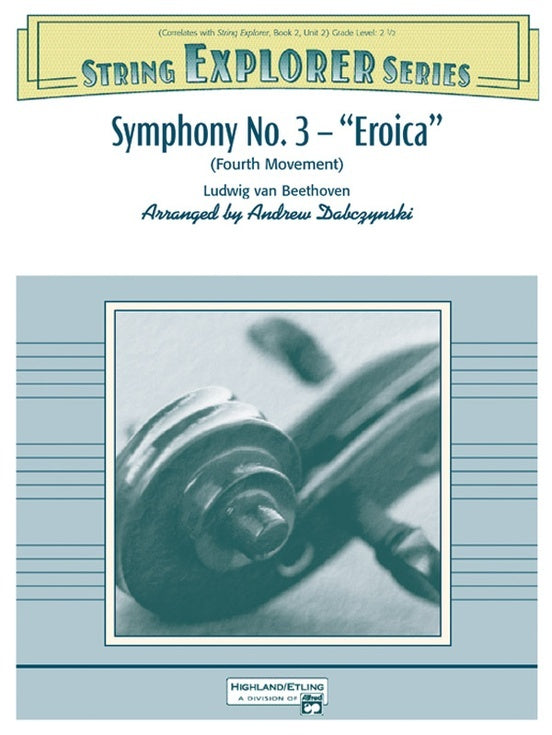 Symphony No 3 Eroica 4th Movement String Orchestra Sheet Music Grade 2.5