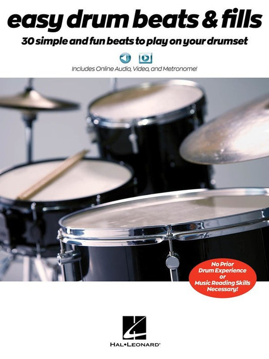 Easy Drum Beats & Fills — Book/Online Media (Hal Leonard)
