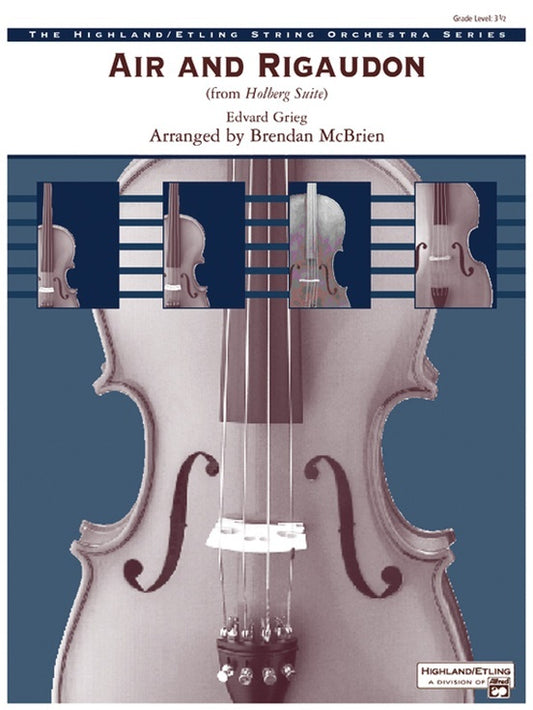 Air and Rigaudon String Orchestra Grade 3.5 Arranged by McBrien